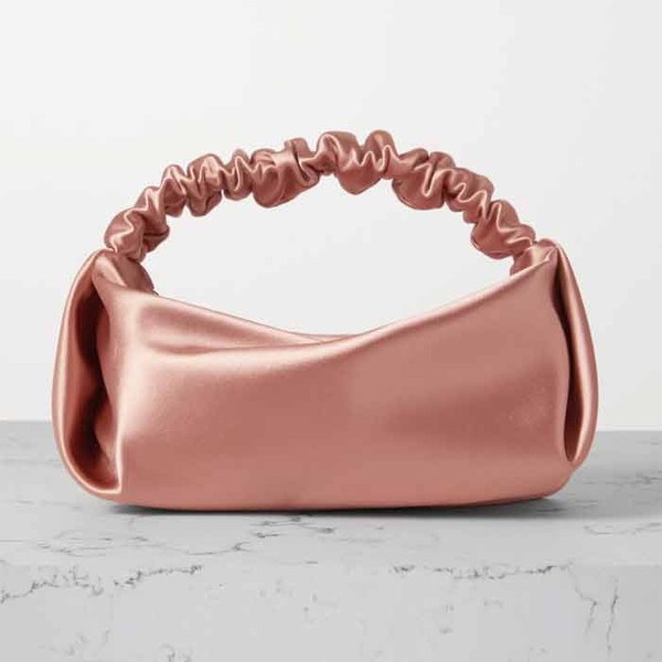 Scrunchie Mini Satin Tote from Alexander Wang