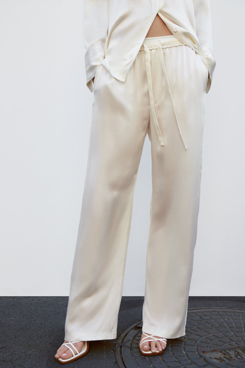 Silk Pyjama-Style Trousers- Limited Edition from Zara