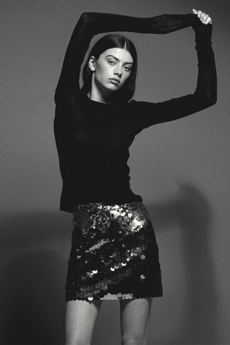 Sequined Mini Skirt from H&M
