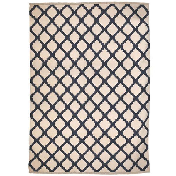 Jerada Cotton Dhurrie Rug from Oka