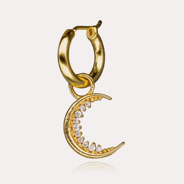 Luna Diamante Moon Earring Charm