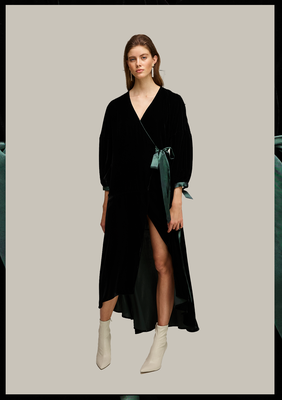 Ilavia Velvet Maxi Dress, £140