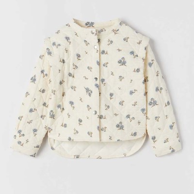 Floral Quilted Overshirt