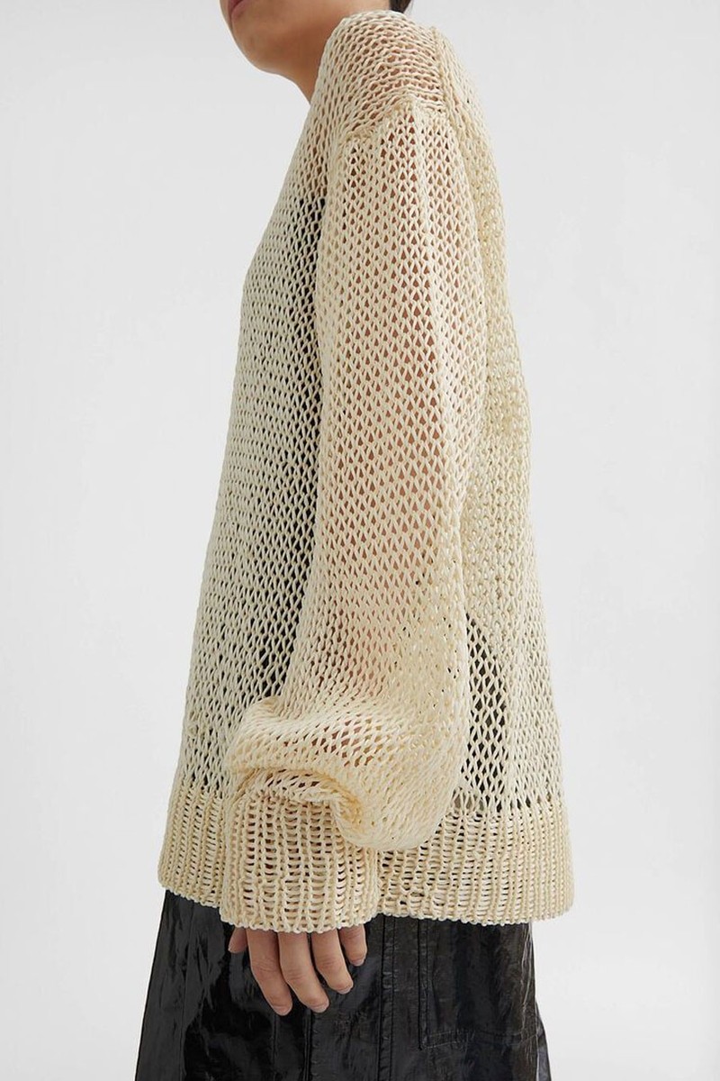 Silk Crew-Neck Sweater