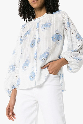 Spectra Floral-Print Blouse from LoveShackFancy