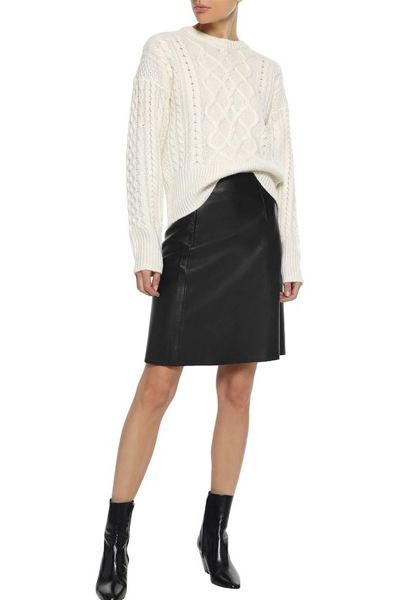 Sofie Leather Skirt