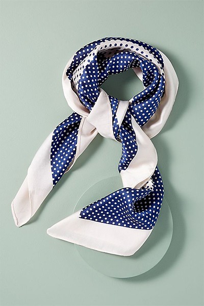 Polka Dot-Print Neck Scarf from Anthropologie