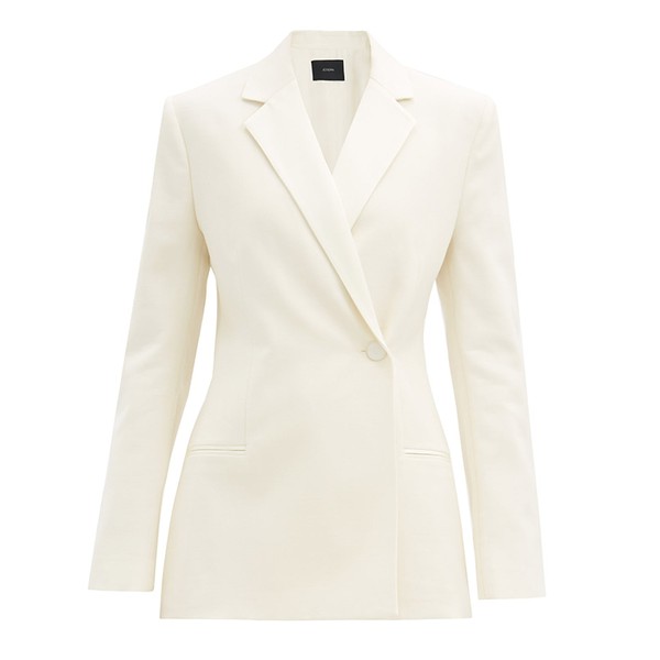 Joplin Double-Breasted Wool-Blend Crepe Jacket  from Joseph 