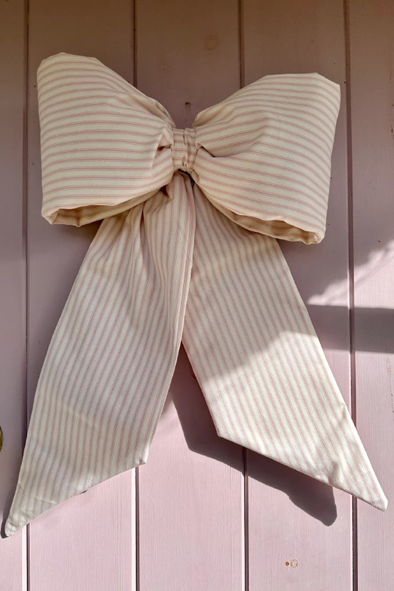 Pink Stripe Bow, £65 | Claudia & B