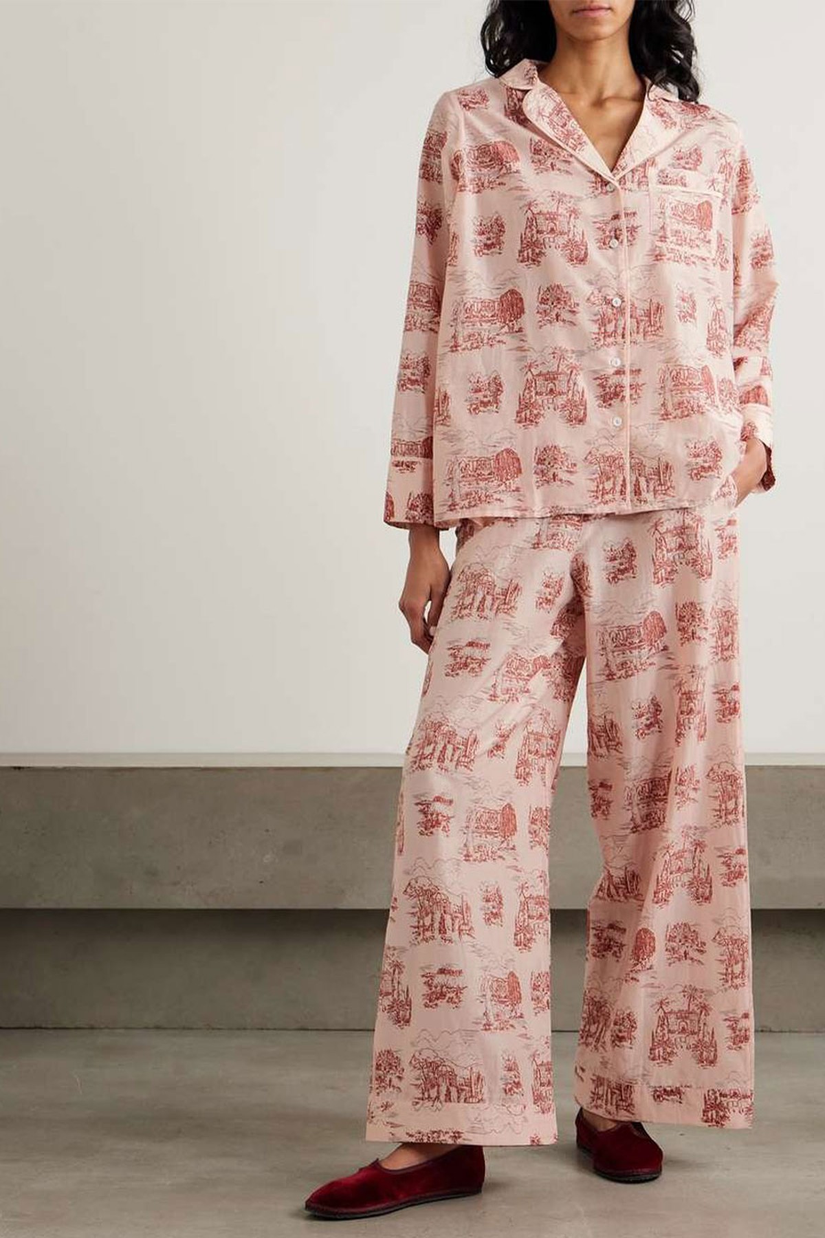 Albertine Printed Pajama Set from Thierry Colson