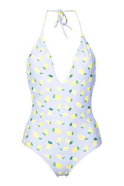 Nina Lemon Toss One-Piece from Onia