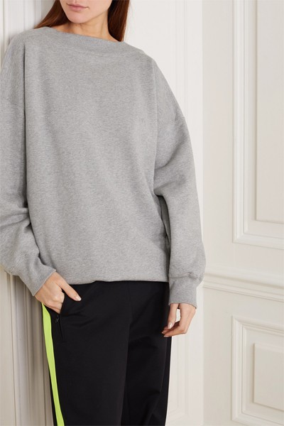 Cristobal Oversized Cotton Jersey Sweatshirt from Balenciaga