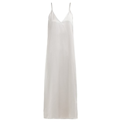 V-Neck Silk Slip Dress from Raey