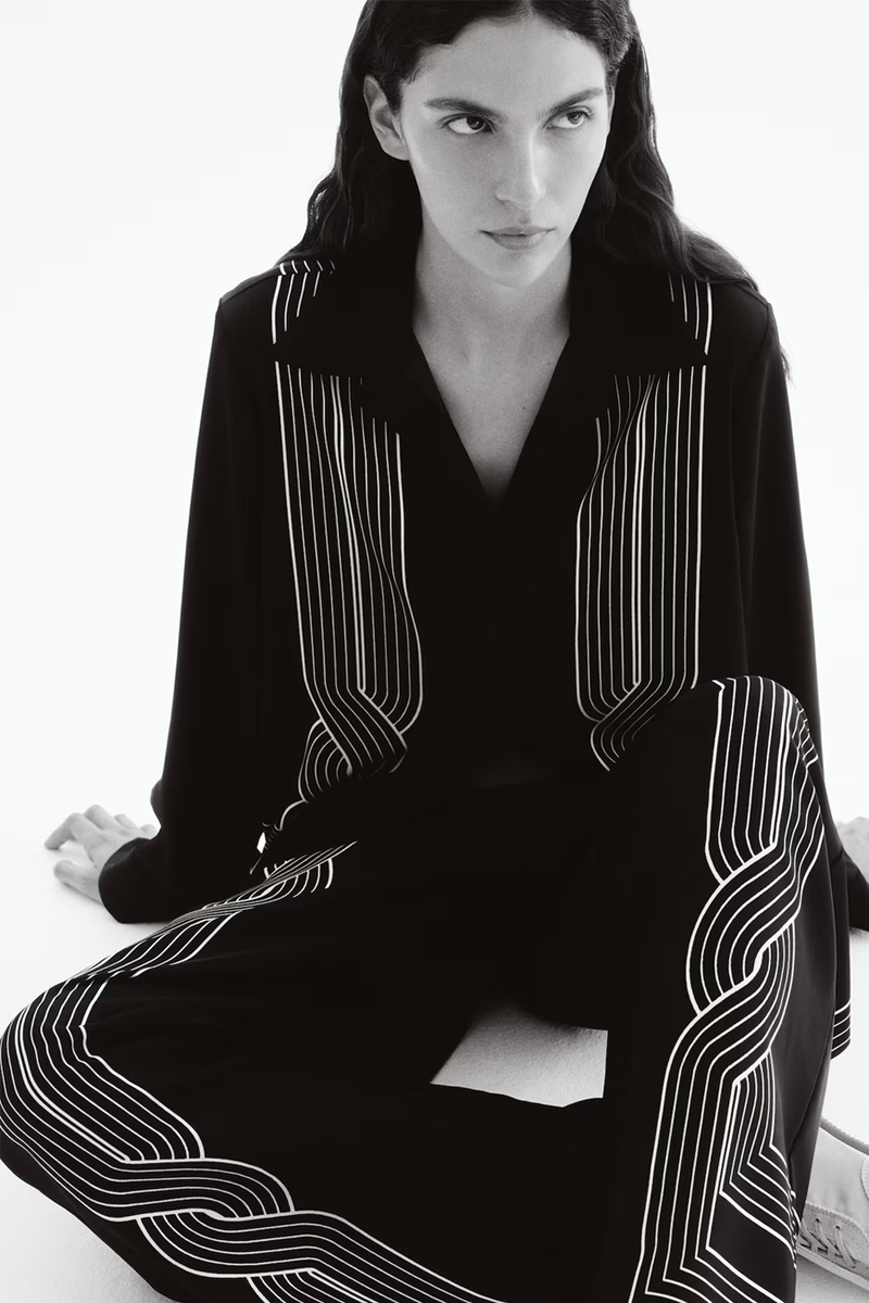 Oversized Printed Shirt