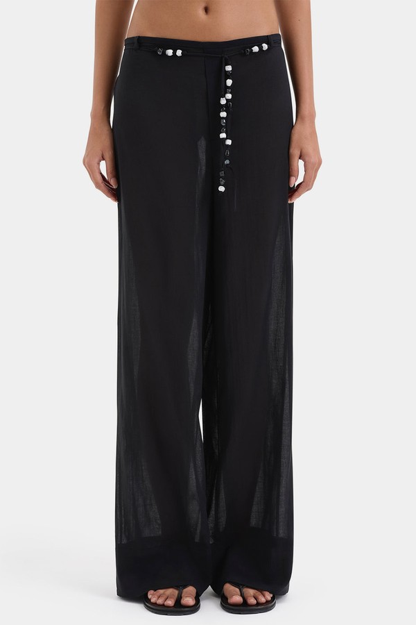 Azura Cotton Wide-Leg Pants from SIR