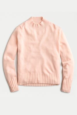 Cashmere Mock Neck Sweater from J. Crew