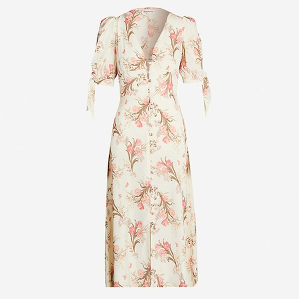 Bryar Floral-Print Midi Dress from Reformation
