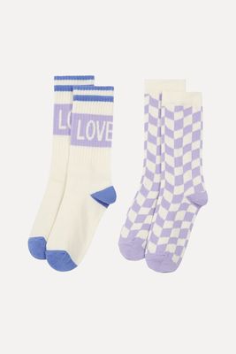 Chess Love Socks - Set Of 2 from Hundred Pieces