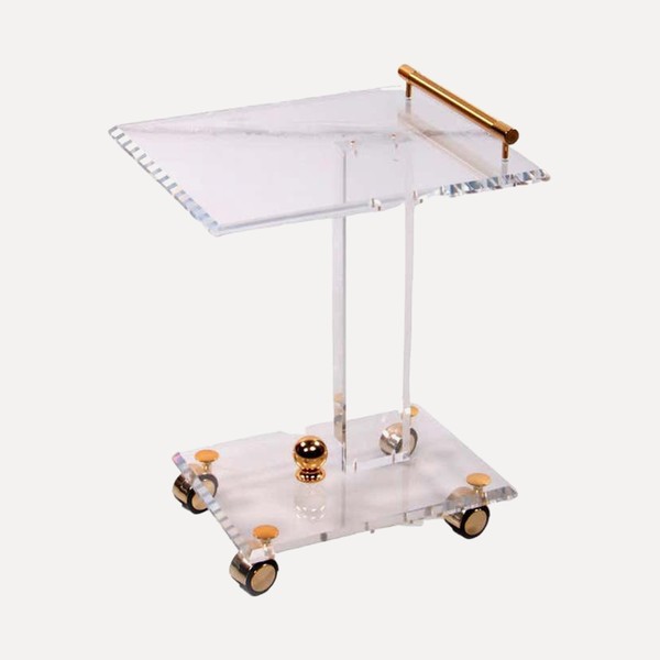 Plexiglass Trolley  from 1st Dibs