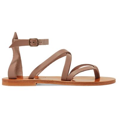 Fusain Leather Sandals from K Jaques St Tropez