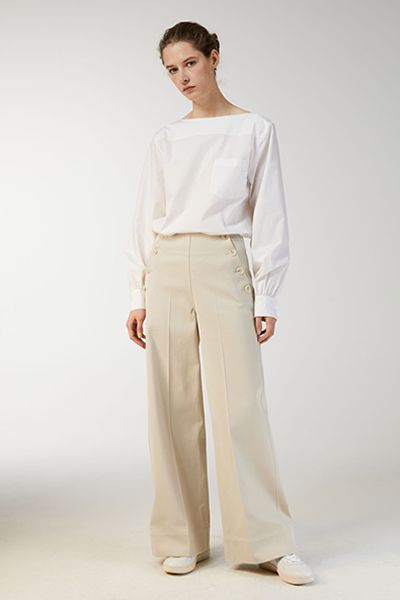 Cotton Twill Sailor Trousers