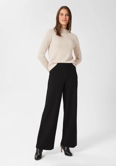 Pippa Jersey Wide Leg Trousers