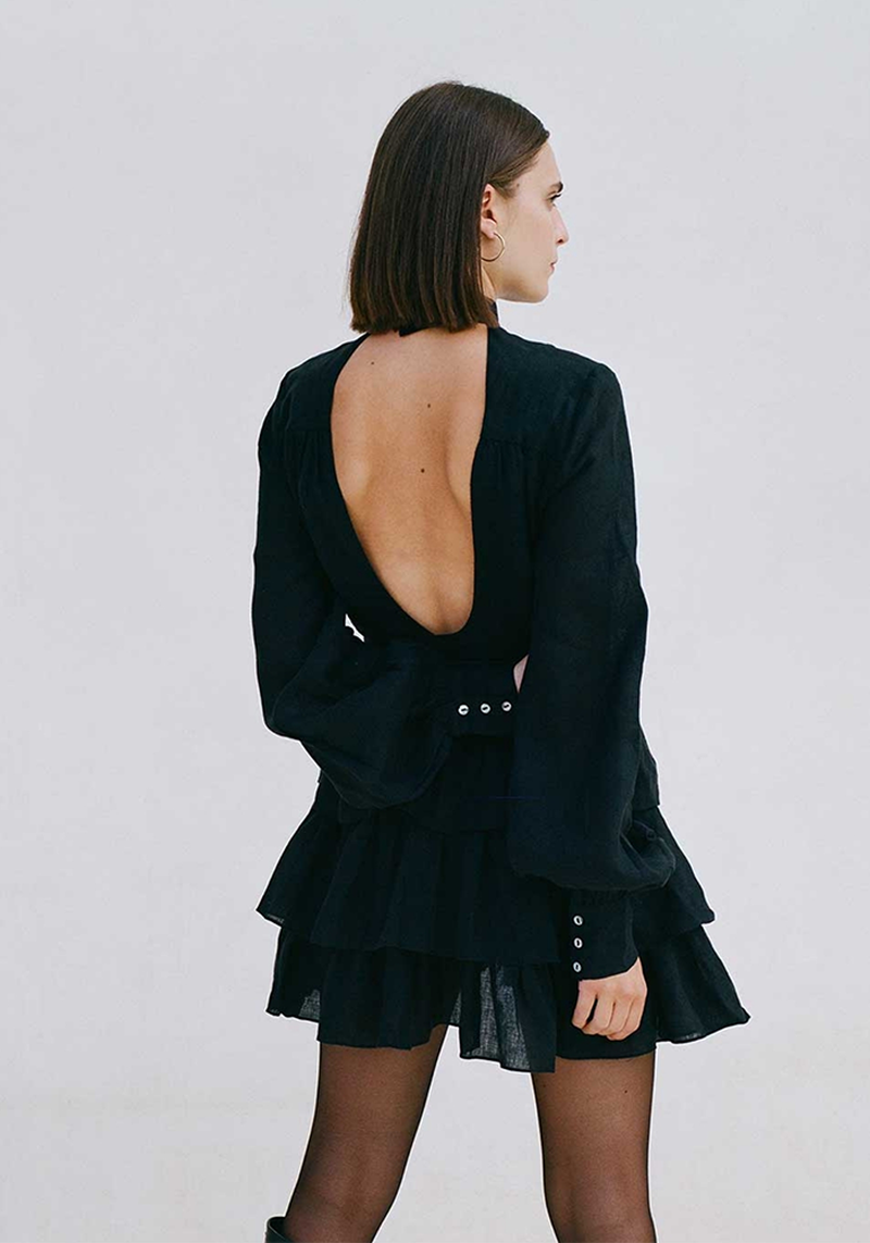 The Gabri Ruffled Mini Dress from Arkitap