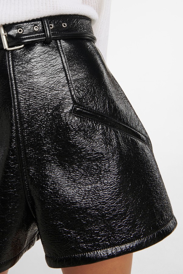 High-Rise Cotton Coated Shorts from Philosophy Di Lorenzo Serafini