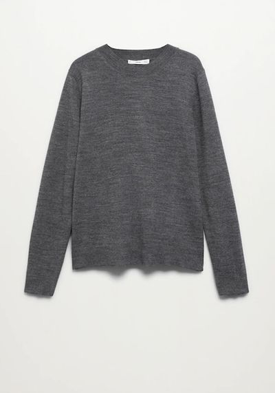 Grey Knit Jumper from Mango (Similar)