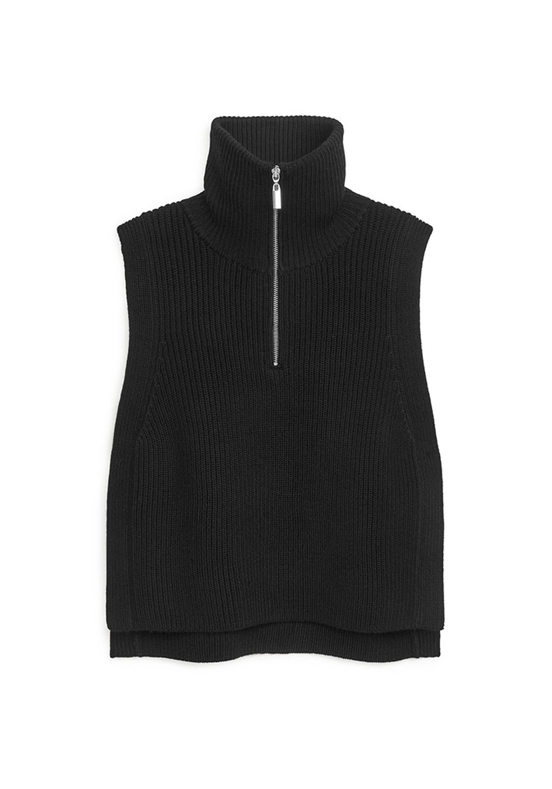 Half Zip Wool Collar from Arket