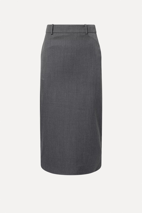 Alrose Pencil Woven Midi Skirt from THE FRANKIE SHOP