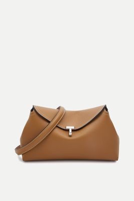 T-Lock Leather Clutch from Totême