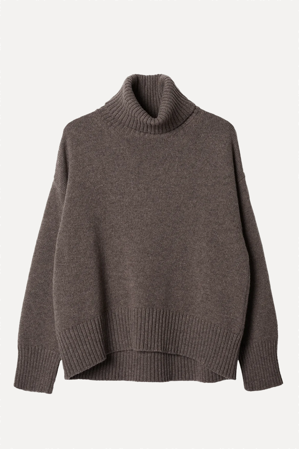 The Woolen Chunky Roll-Neck Jumper from Artknit