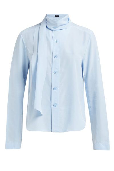 Amine Silk Toile Blouse from Joseph