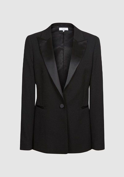 Tuxedo Single Breasted Blazer