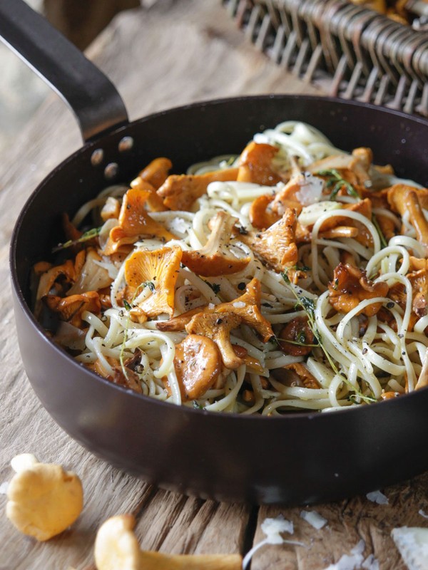 Mushroom Linguine With Brown Butter & Thyme