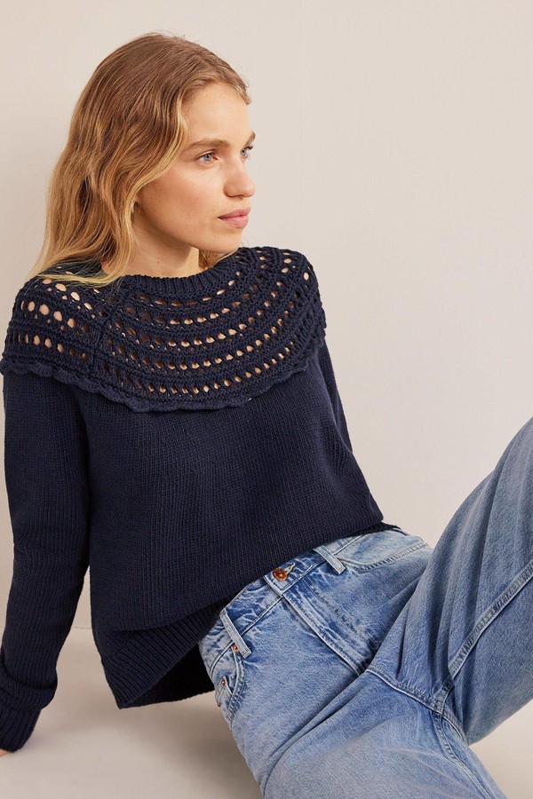 Crochet Yoke Jumper