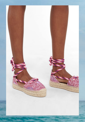 Crelyne Printed Canvas Espadrilles from Isabel Marant