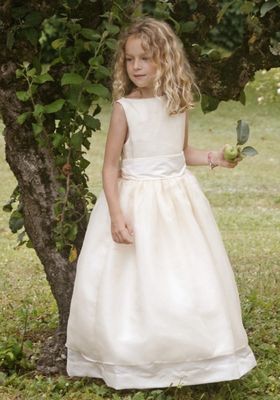 Caroline Silk Organza Dress from Little Eglantine