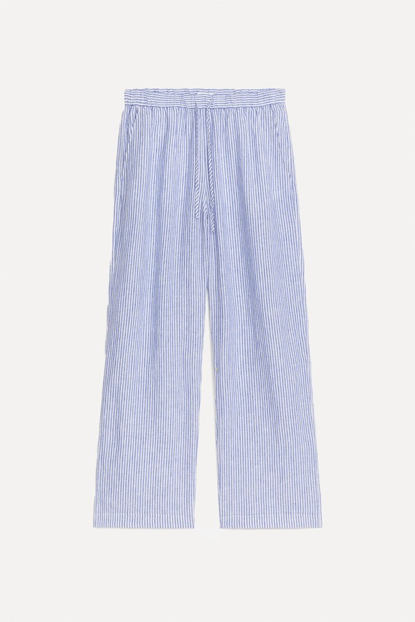 Linen Drawstring Trousers from ARKET