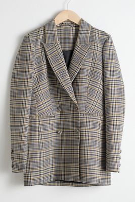 Oversized Structured Plaid Blazer from & Other Stories