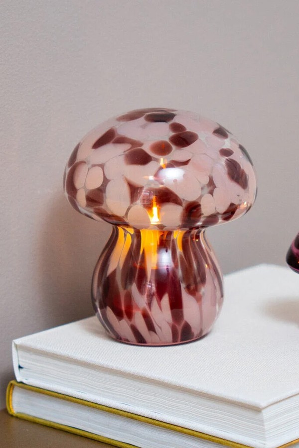 Glass Mushroom Cosy Lamp from Flying Tiger