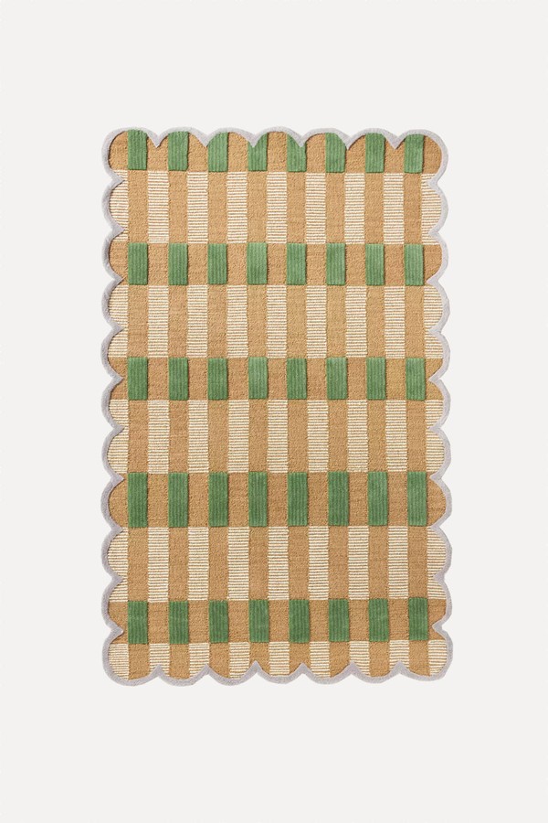 Tufted Plaid Rug  from MG & Co.