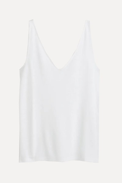 Linen-Blend Vest Top from H&M