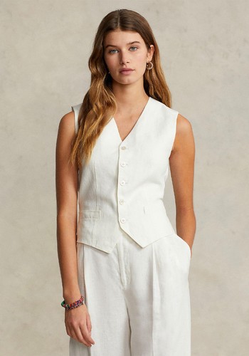 Linen-Front Waistcoat