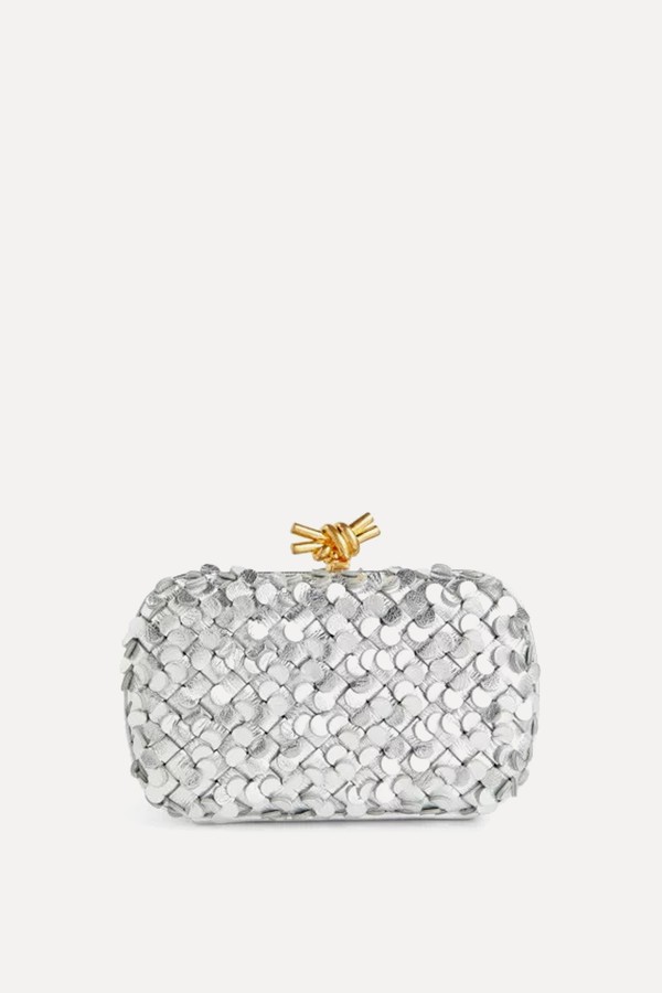 Knot Mini Leather Clutch Bag from Bottega Veneta