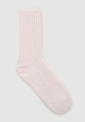 Ribbed Cashmere Socks from COS