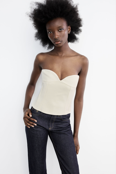 Bustier With Sweetheart Neckline from Zara