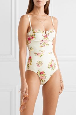 Honour Floral-Print Underwired Swimsuit from Zimmermann