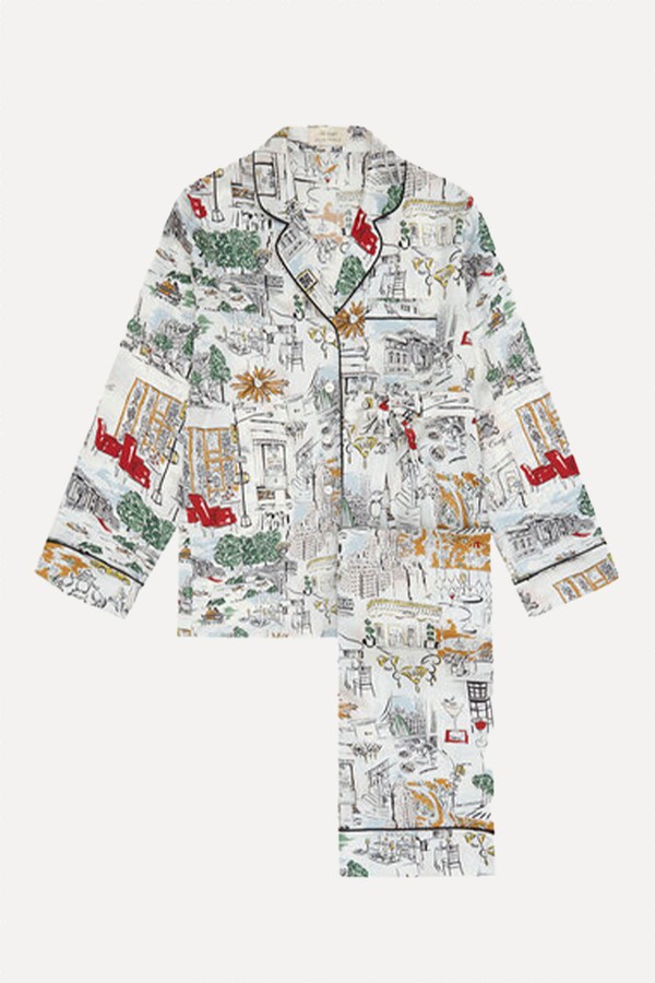 Lila Carlyle Ivory Pyjamas from The Carlyle x Olivia Von Halle